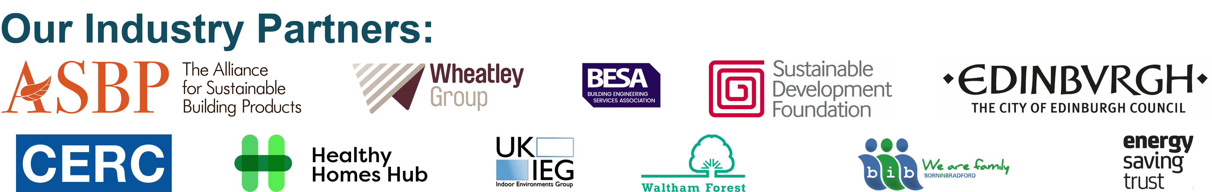 HESTIA Network Industry Partner logos